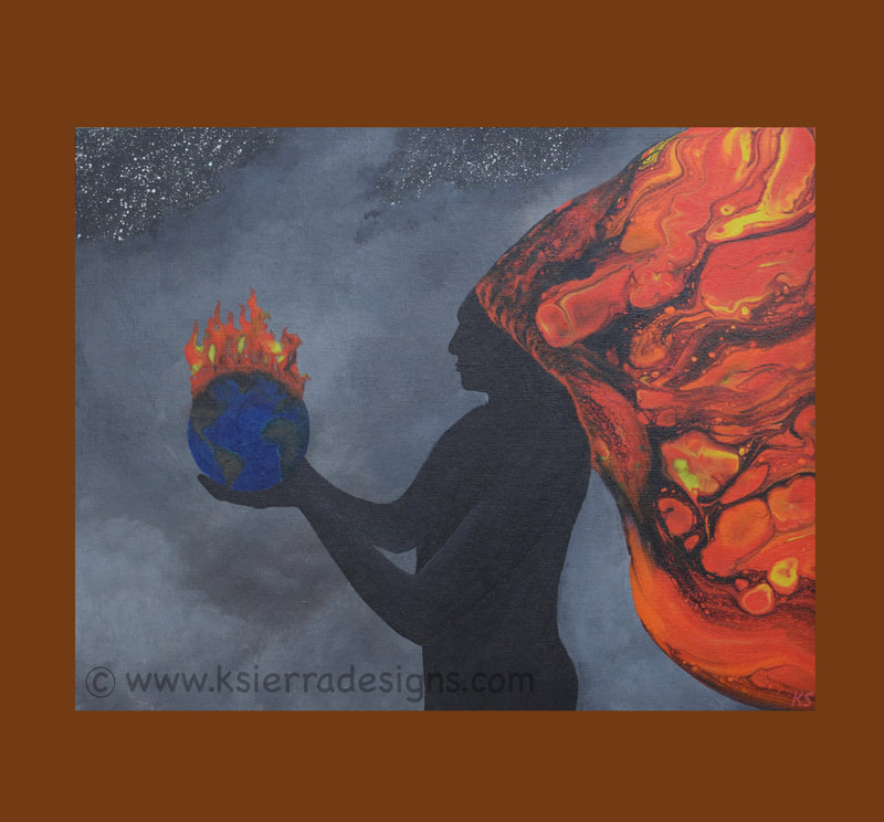 Picture of painting "End of the World" by Kary Sierras
