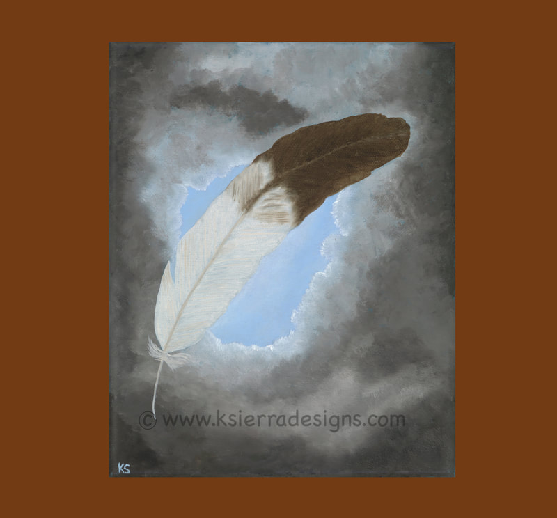 Picture of "Falling Feather" Series (Winter) by Kary Sierras
